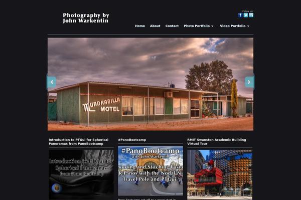 Photoria theme site design template sample