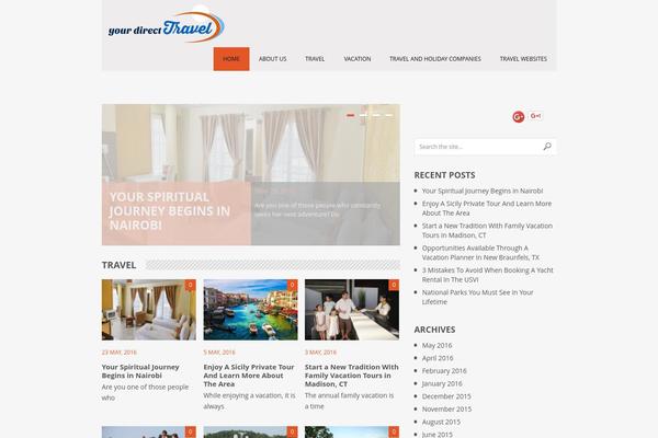 Daynight theme site design template sample