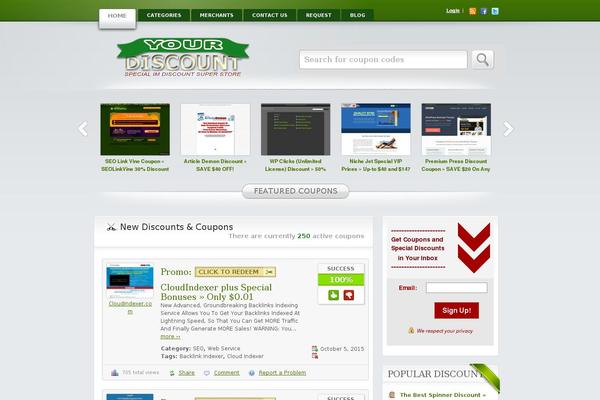 Clipper theme site design template sample