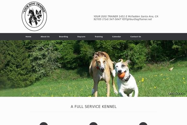 Vantage theme site design template sample