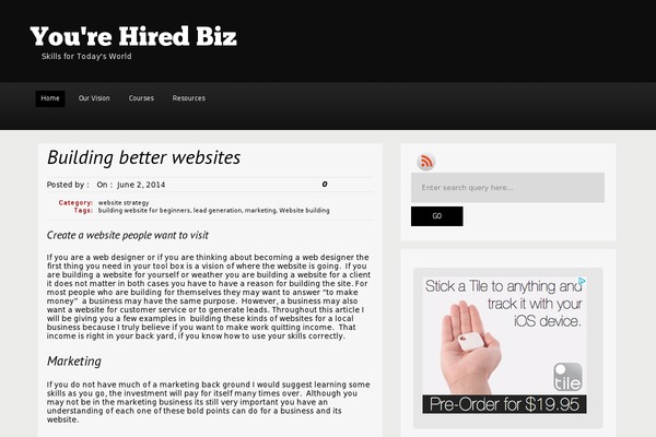 Hazen theme site design template sample
