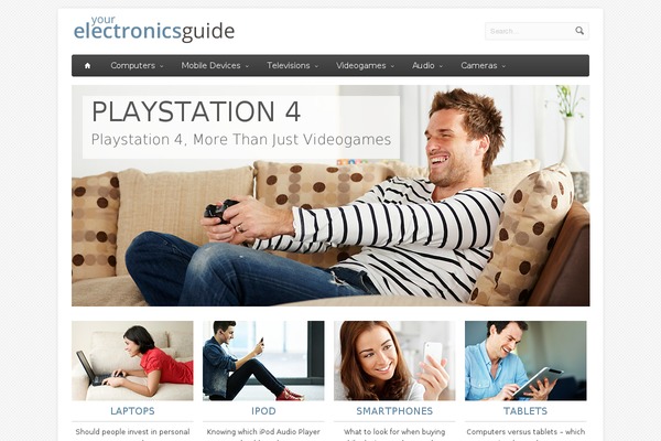Aqua theme site design template sample