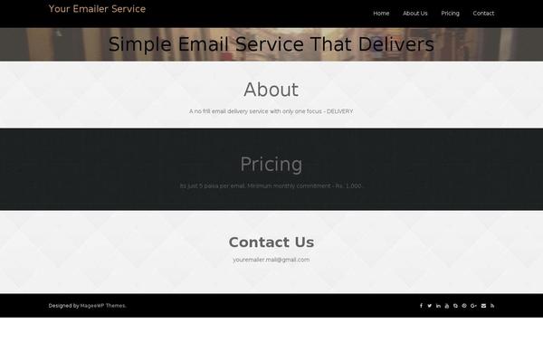 onetone theme site design template sample