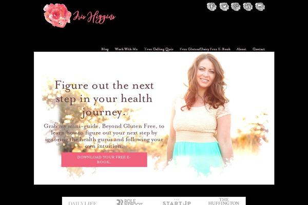Iris theme site design template sample