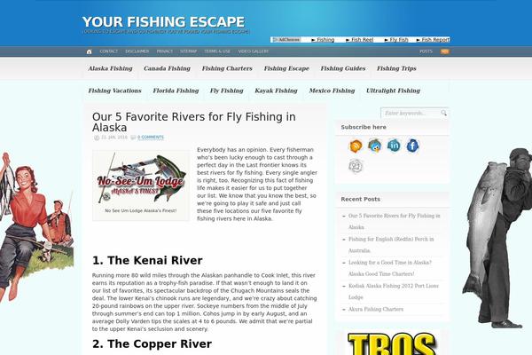 Headlines theme site design template sample