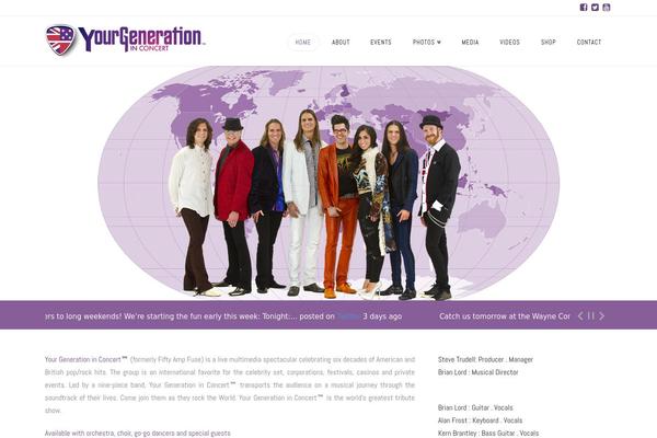 Loudbaby theme site design template sample