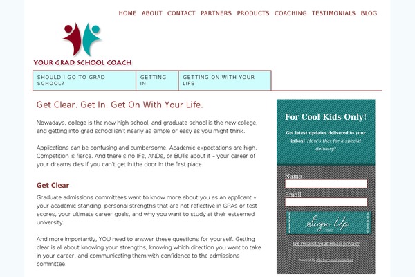 Thesis 1.8 theme site design template sample