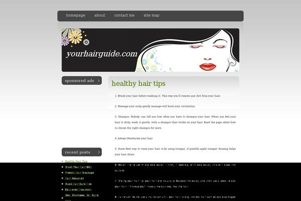 Lotus Flower theme site design template sample