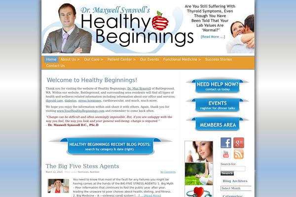 Clear Line theme site design template sample