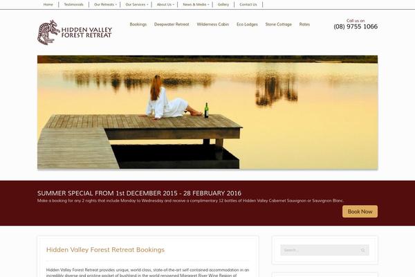 Resort theme site design template sample