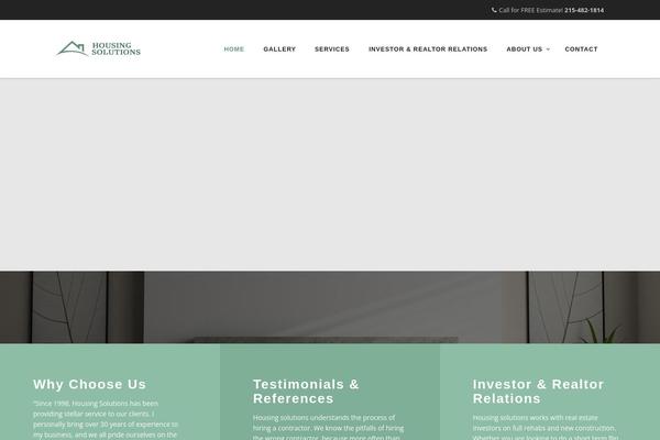 Hs theme site design template sample