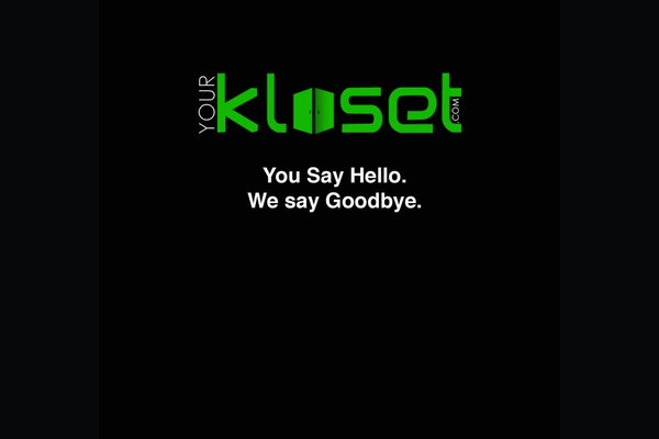 yourkloset.com site used Yk