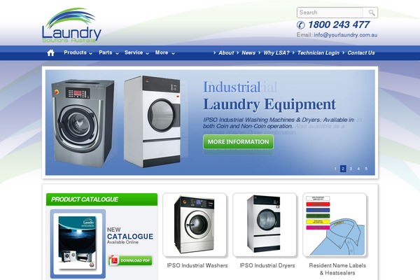 Laundry theme site design template sample