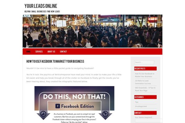Striker theme site design template sample