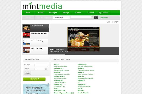 Directorypress theme site design template sample