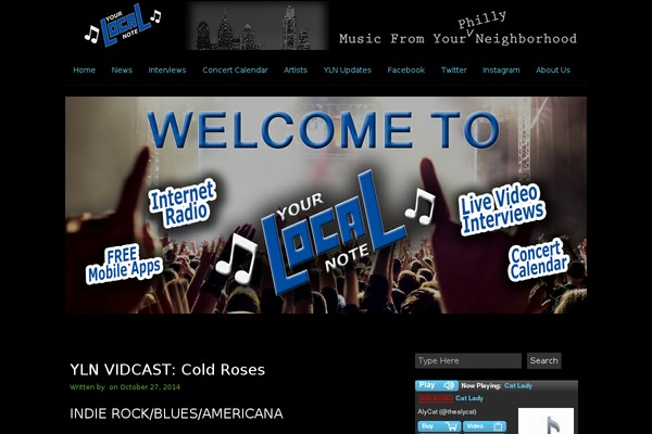 Site using GigPress plugin