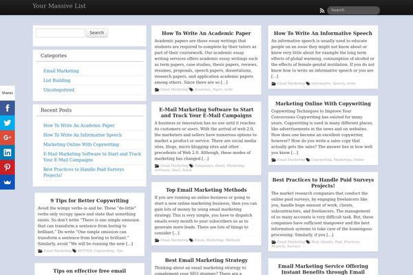 Site using Glass plugin