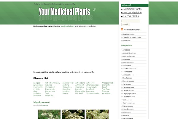 yourmedicinalplants.com site used Bluesteel2.0