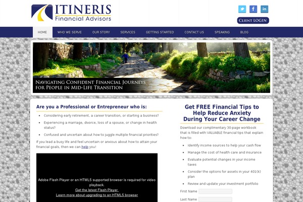 Enterprise theme site design template sample