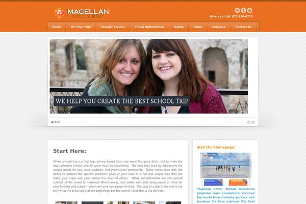 Breakout theme site design template sample