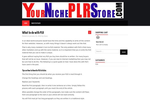 Hiero theme site design template sample
