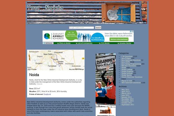 yournoida.com site used Adsense