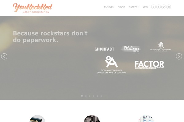 yourockred.com site used Mineral