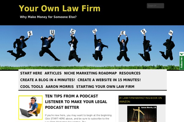 yourownlawfirm.com site used Tellypress