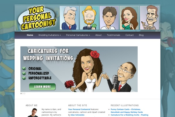 yourpersonalcartoonist.com site used Nomnom