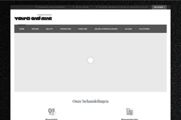 Cinderella theme site design template sample