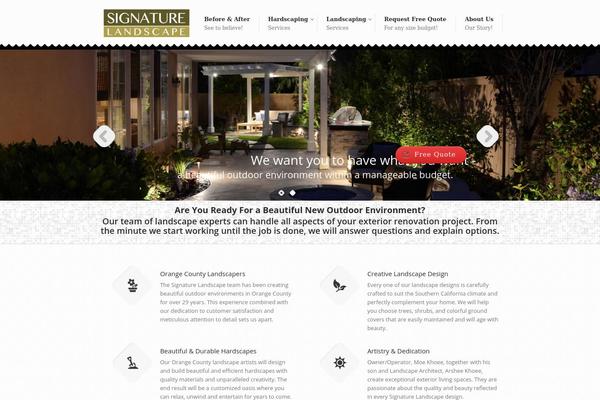 yoursignaturelandscape.com site used Diaryland