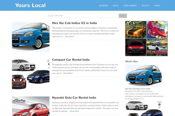 Spike theme site design template sample