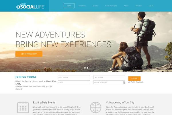 Increat theme site design template sample