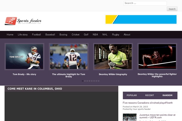 Yegor theme site design template sample