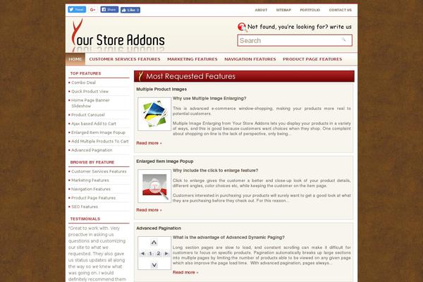 Site using Vslider plugin