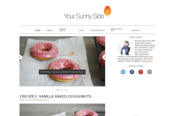 Foodie Pro theme site design template sample