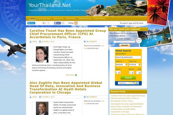 Travel Blogger theme site design template sample