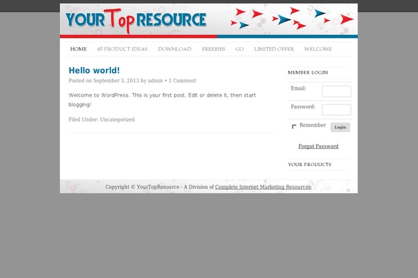 Headway theme site design template sample