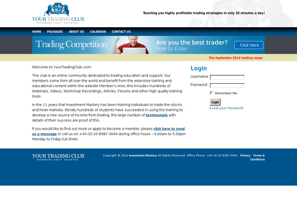 Site using EventON plugin