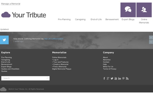Site using Crumina-page-slider plugin