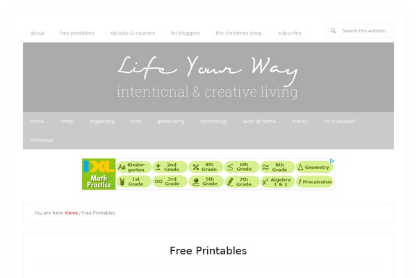 Lifestyle Pro theme site design template sample