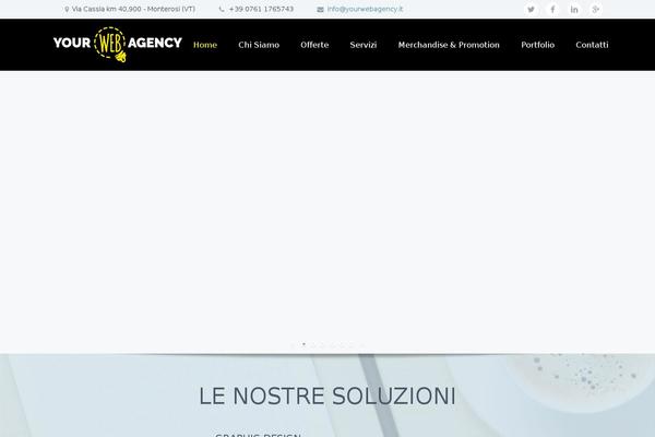 yourwebagency.it site used Yourwebagency-one-page-child