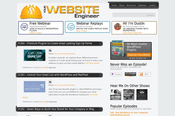 Site using Smart-podcast-player plugin