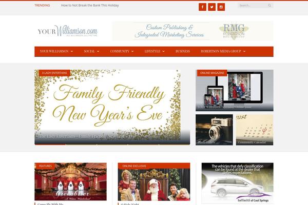 SmartMag theme site design template sample