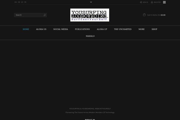 Legenda Child theme site design template sample