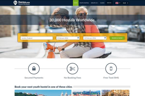 youth-hostels.ca site used Auberge