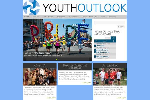 NonProfit theme site design template sample