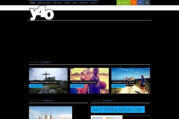 Mission theme site design template sample