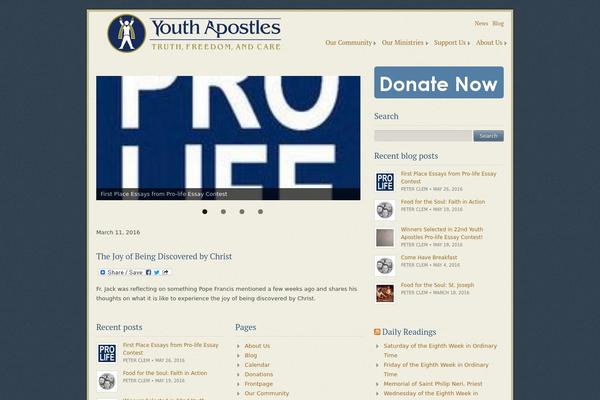 Ecclesia theme site design template sample