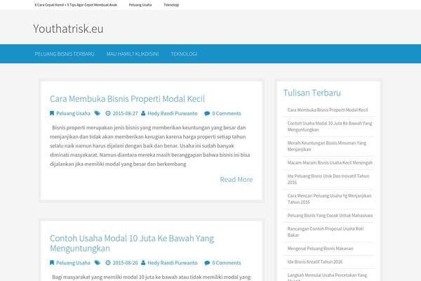 Flat728 theme site design template sample